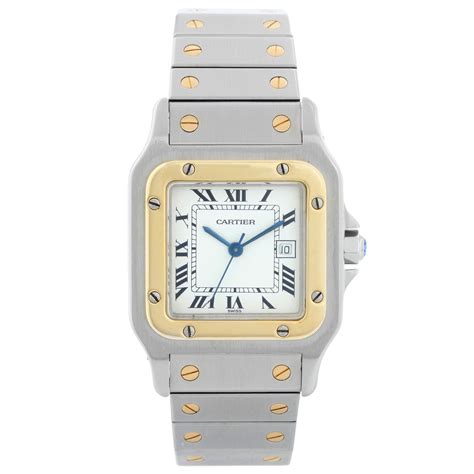 montres santos cartier|cartier santos galbee men's watch.